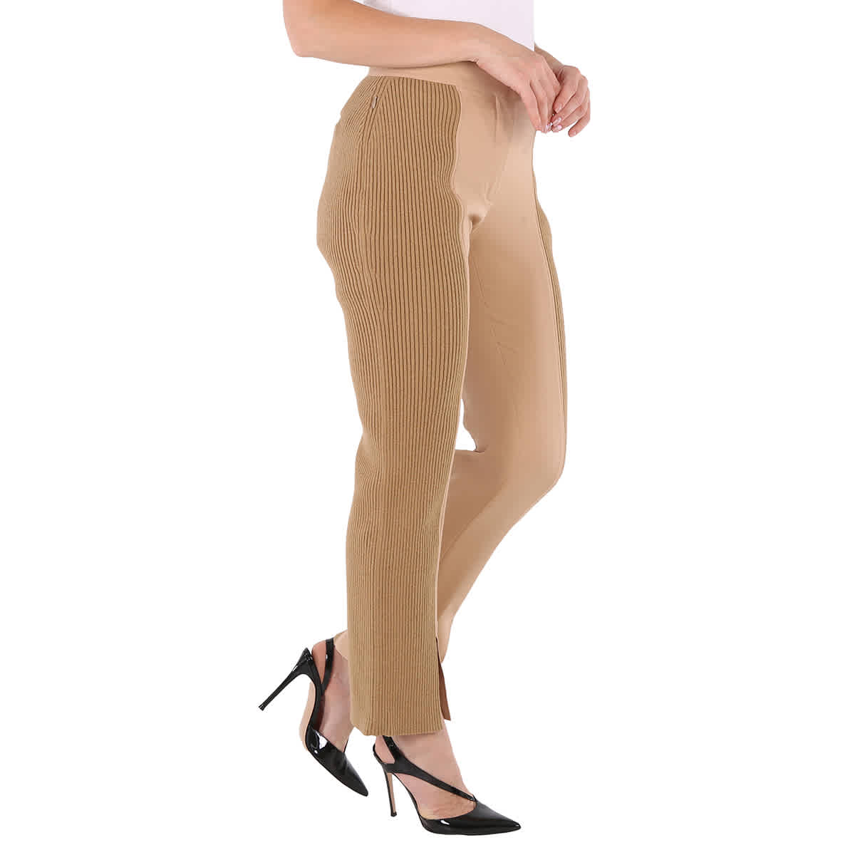 Брюки Burberry Ladies Soft Fawn Wide Leg Smart, Soft Fawn — фото 2