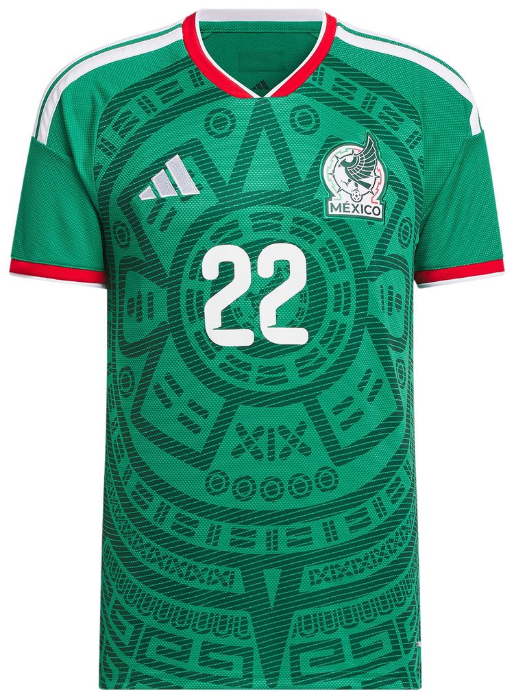 

Домашняя футболка Adidas Mexico 26 Лосано, зеленый
