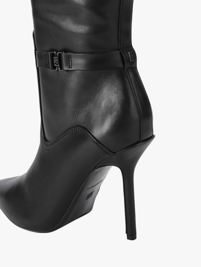 Высокие кожаные ботинки Sky до колена KG Kurt Geiger, Black — фото 4