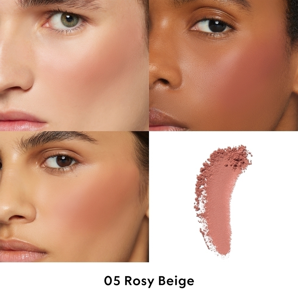 Пудровые румяна Gucci beauty blush de beauté Gucci, atspalvis 05 rosy beige 5,5 гр — фото 3