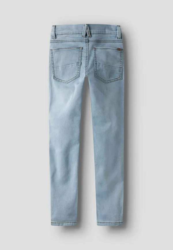 Джинсы nkmtheo зауженного кроя Name It, Bright Light Blue Denim — фото 2