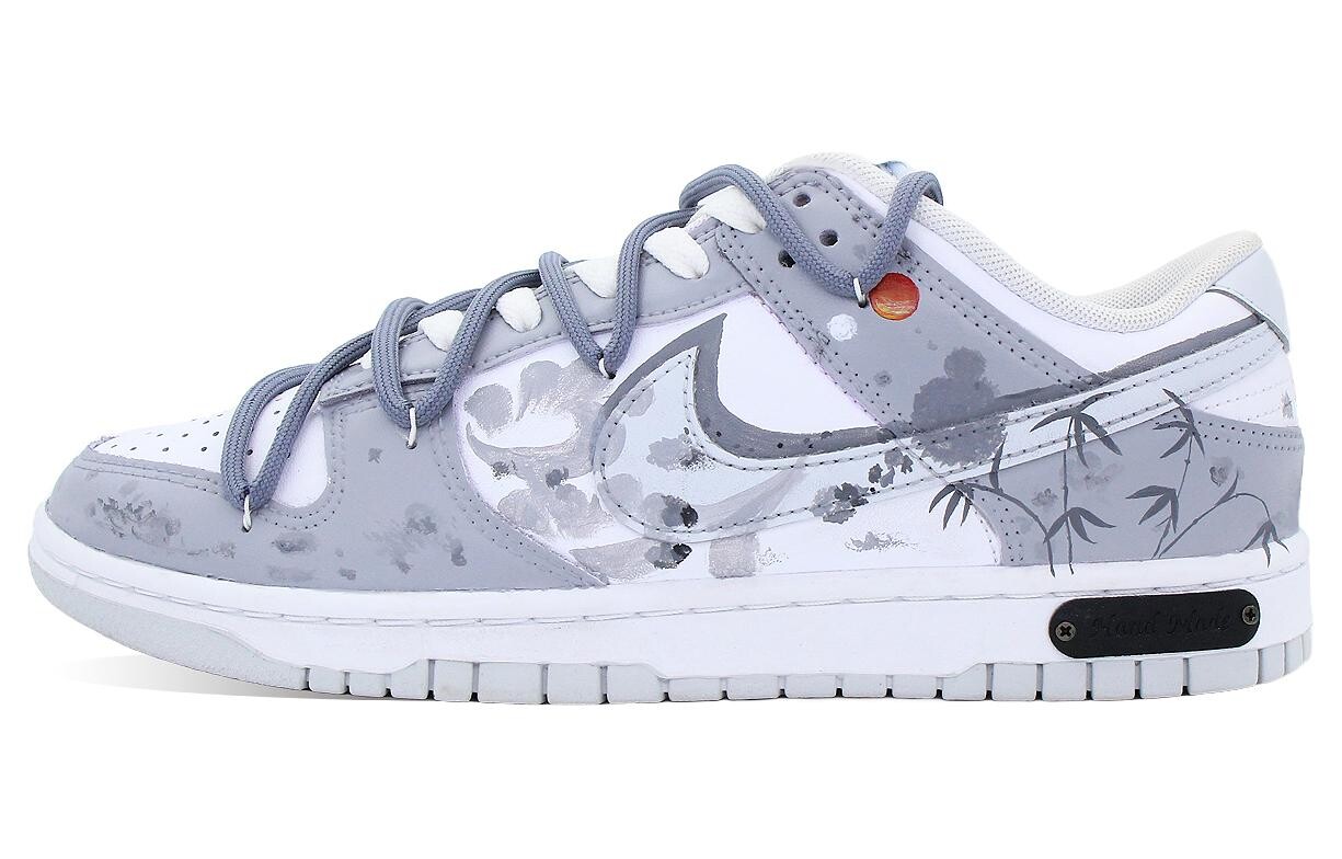

Кроссовки Nike Dunk Skateboard Shoes Men Low-Top Gray White, светло-серый