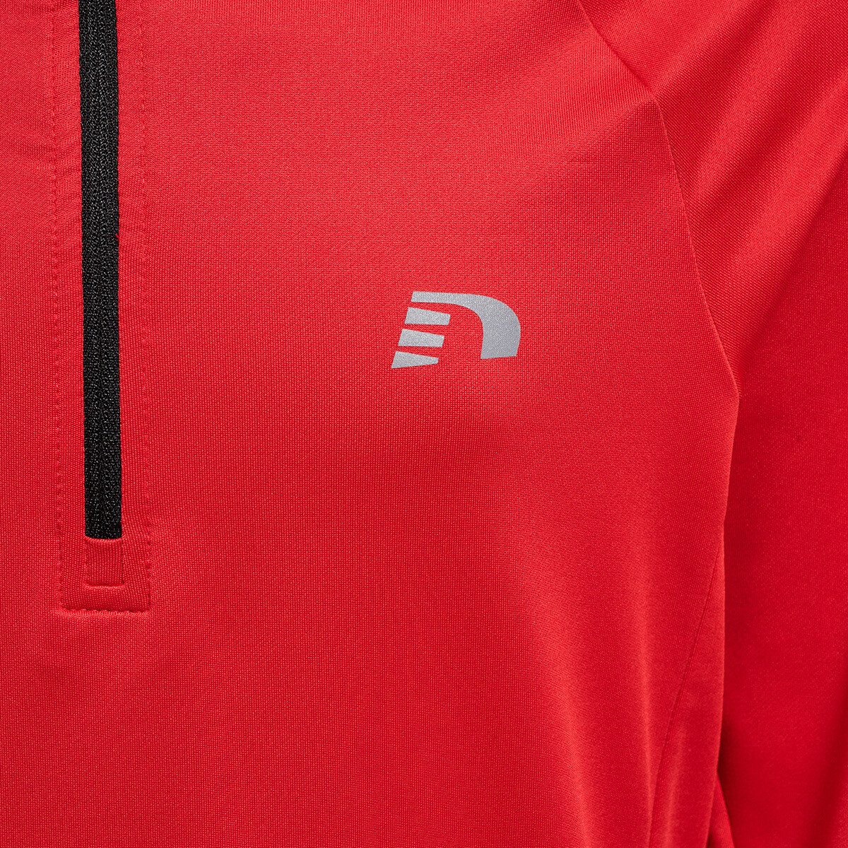 Толстовка Newline Mit Kurzem Reißverschluss Kids Core Midlayer, цвет TANGO RED — фото 3