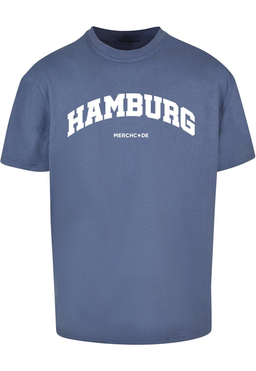 

Футболка Merchcode HAMBURG WORDING, сапфировый