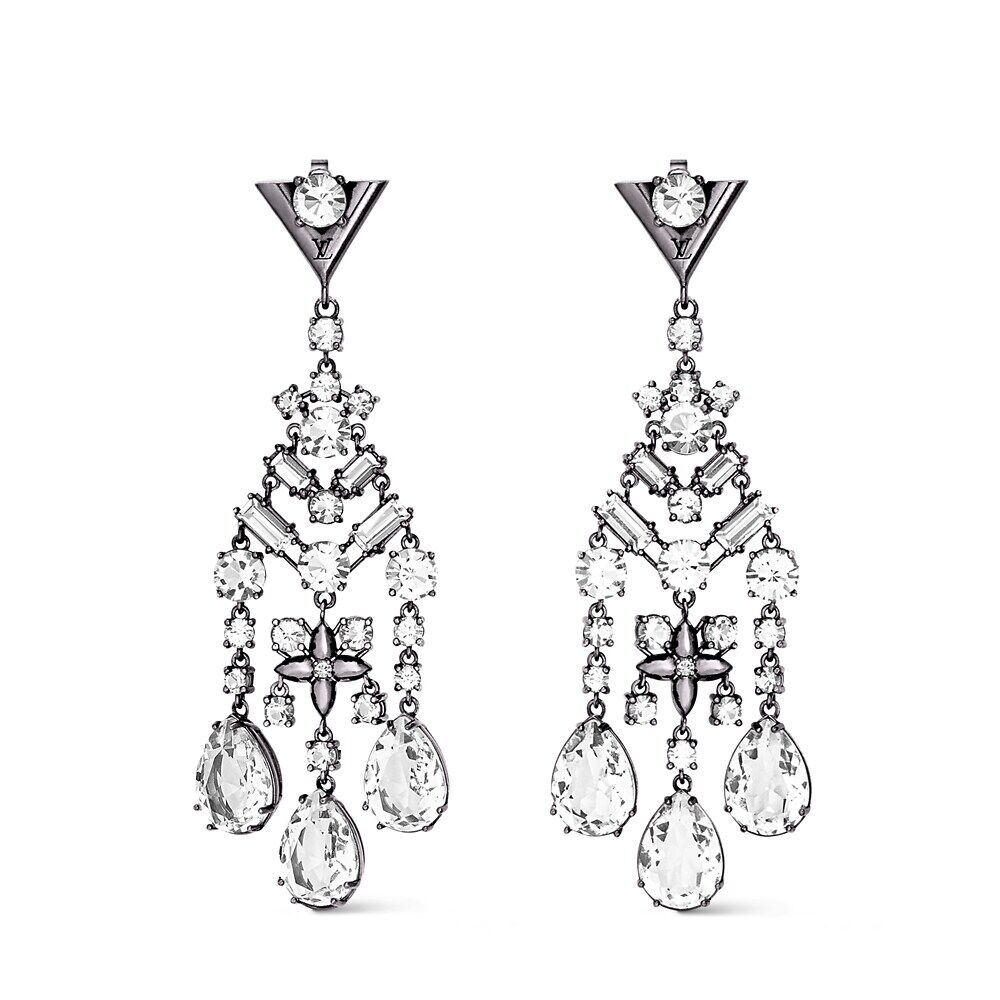 

Серьги-люстры Louis Vuitton, черный