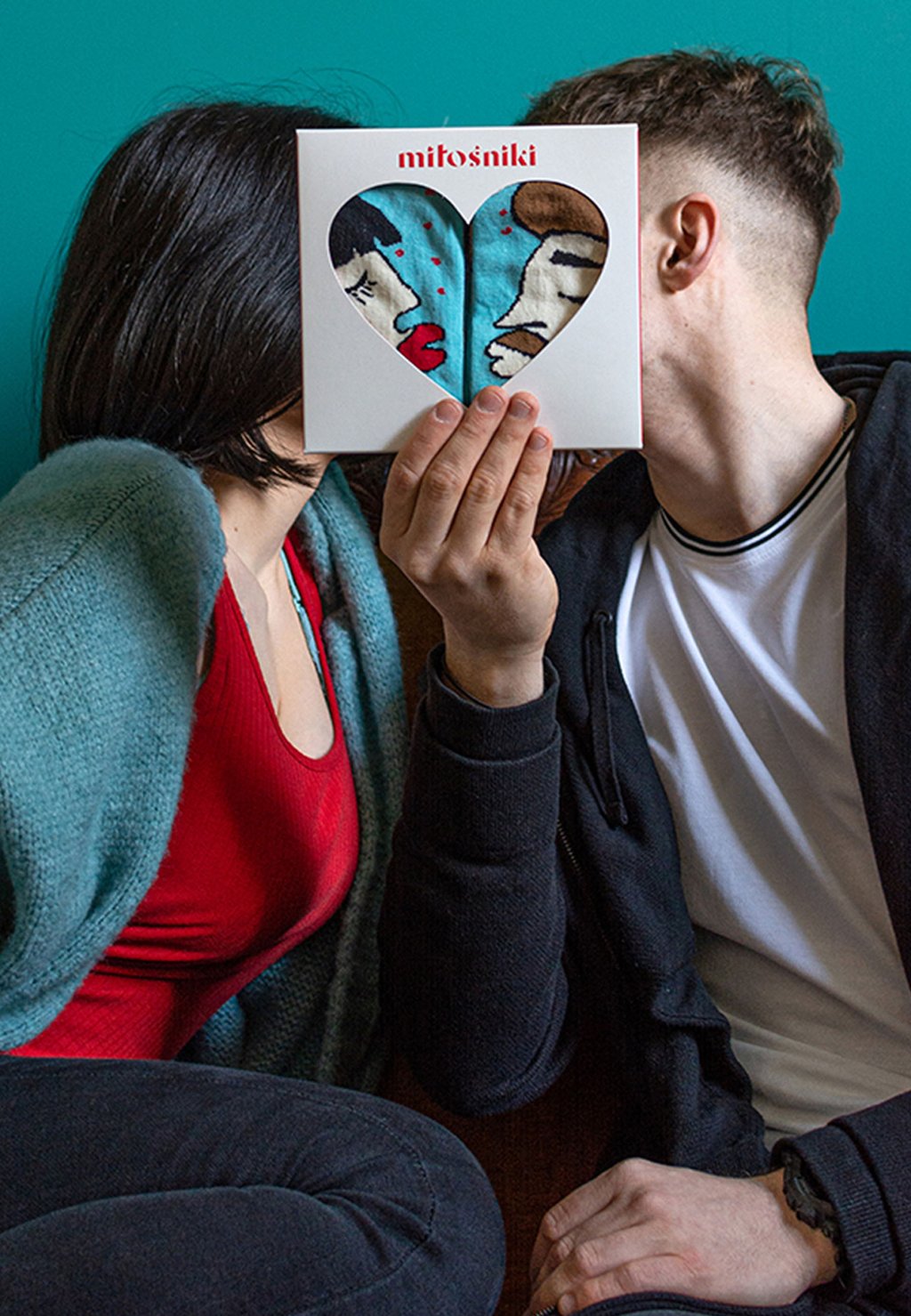 

Носки PACK OF 2 LOVERS Zooksy, синий