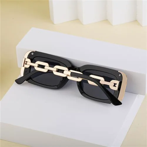 

Солнцезащитные очки 2027 года для женщин, солнцезащитные очки с цепочкой на дужках для мужчин, винтажные очки, очки с защитой от УФ-излучения UV400 MTZJH, C7