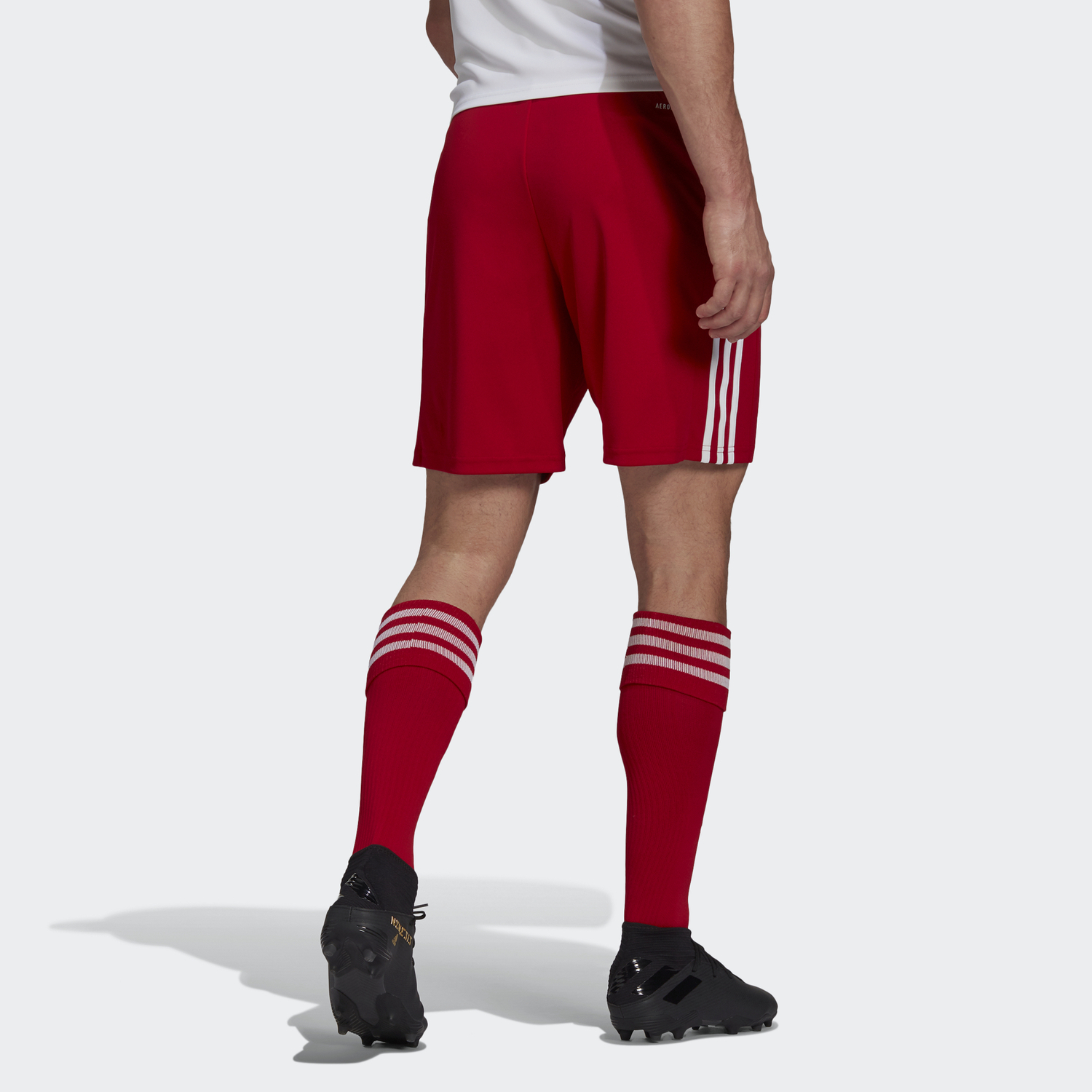 Adidas Повседневные шорты мужские красные — фото 3