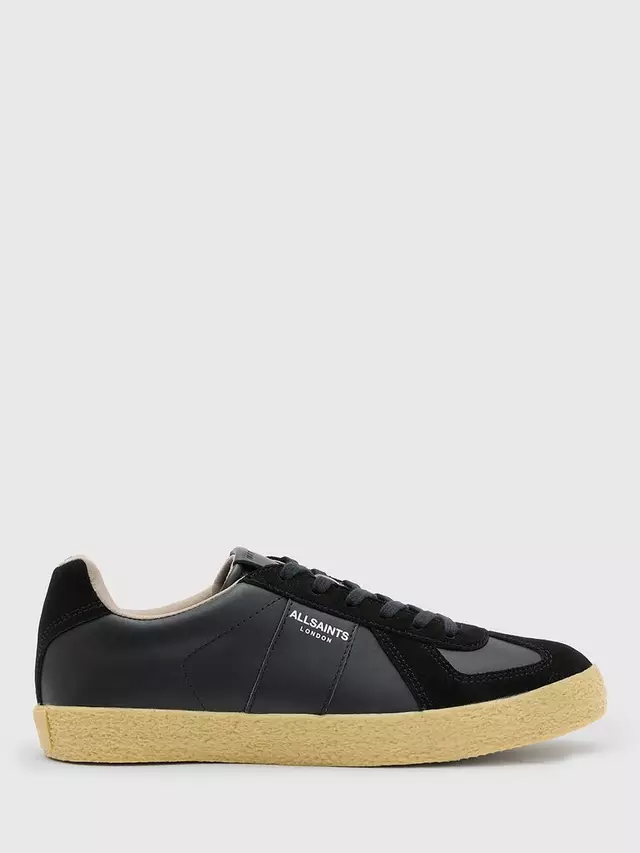

Кроссовки AllSaints Jaimee Leather Blend Lace Up, черный