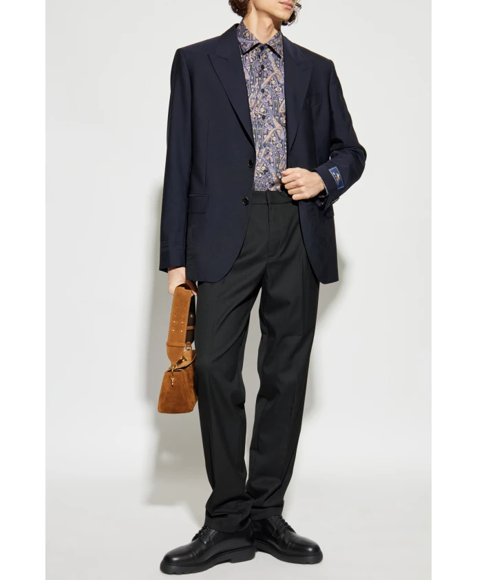 Рубашка с узором Etro, фиолетовый — фото 2