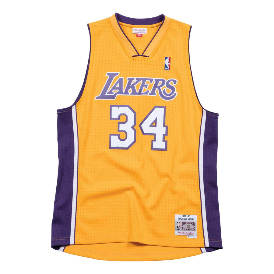 

Джерси Mitchell & Ness x NBA Los Angeles Lakers 1999-00 Home Swingman Jersey 'Shaquille O'Neal 34', желтый