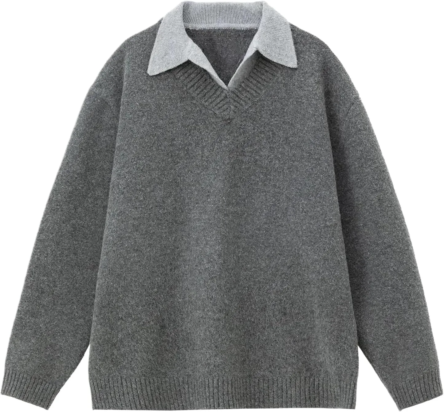 

Винтажный мужской вязаный свитер с длинными рукавами WHSZEDZB