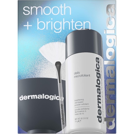 

Подарочный набор на Рождество «Smooth and Brighten» с полноразмерным ежедневным микрофолиантом Dermalogica