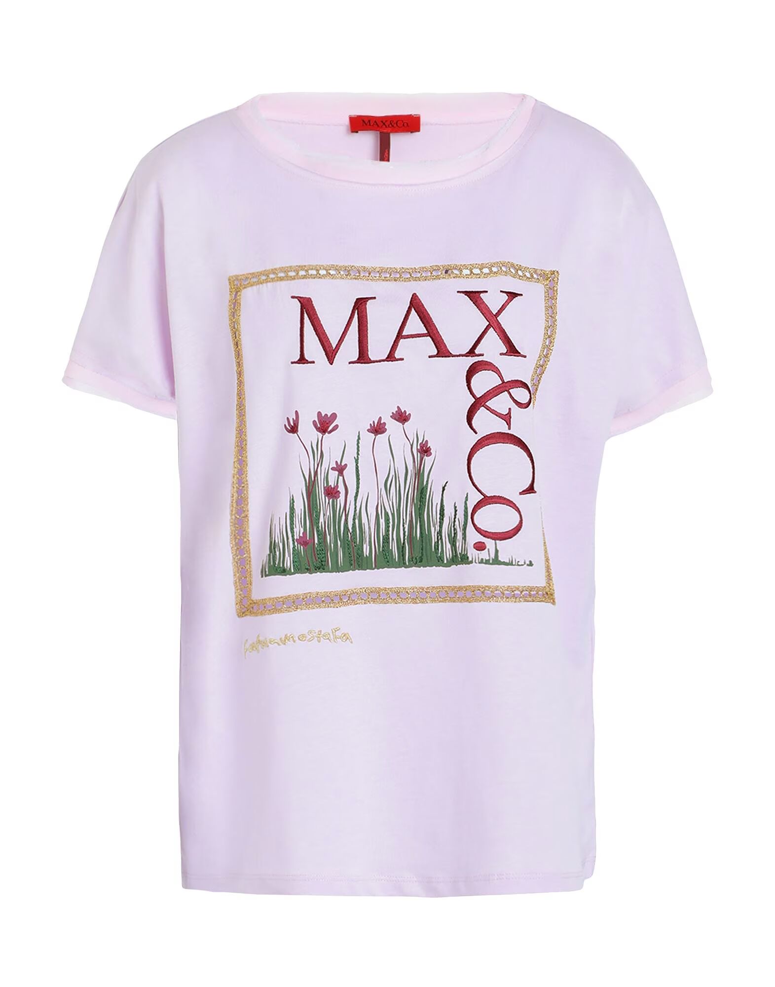 

Футболка Max&Co., сирень