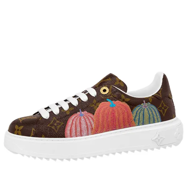 Кроссовки x yk academy time out sneakers 'brown monogram with icons' Louis Vuitton, коричневый