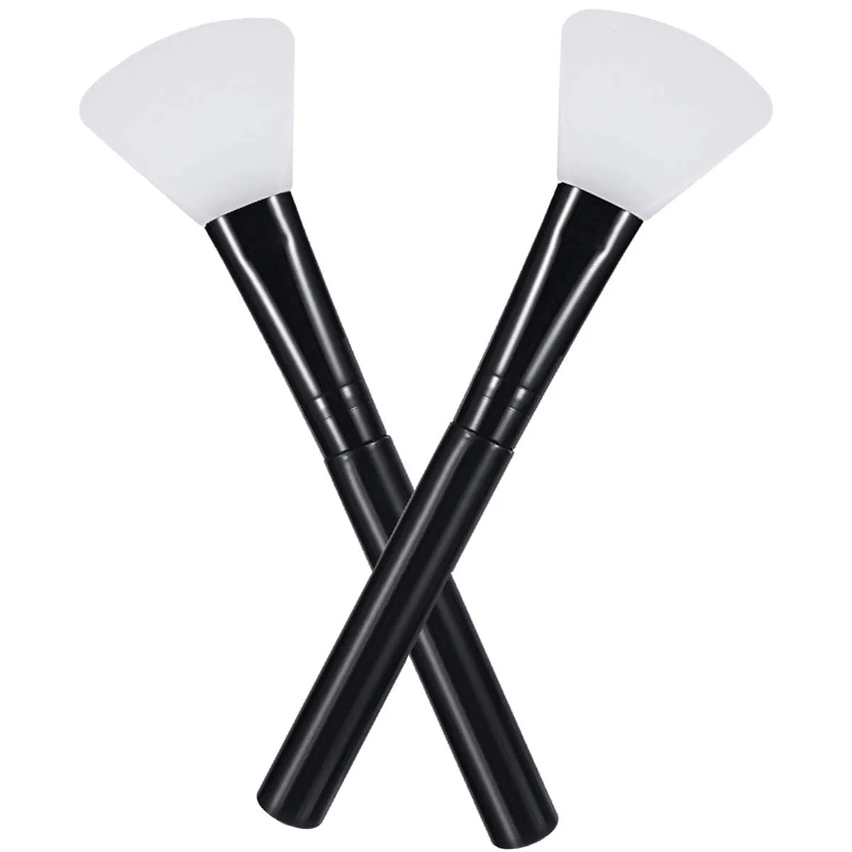 Силиконовая кисть для масок PINPOXE, 2 шт. Happiton, 2 X Black