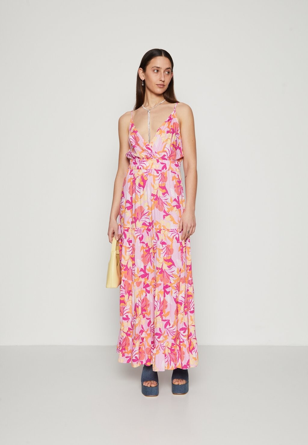

Платье макси Yastropia Strap Ankle Dress YAS Tall, пастельно-лавандовый