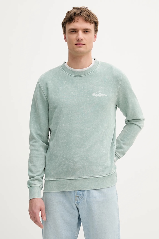 

Хлопковая толстовка Pepe Jeans, зеленый