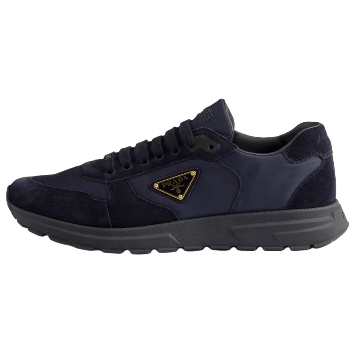 PRADA Prax 2.0 Leather Low top Casual Shoes мужские Marine Blue