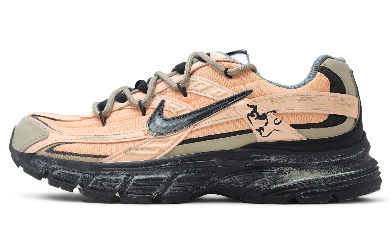 

Nike Initiator Abrasion Resistant Low top Running Shoes мужские молочный апельсин