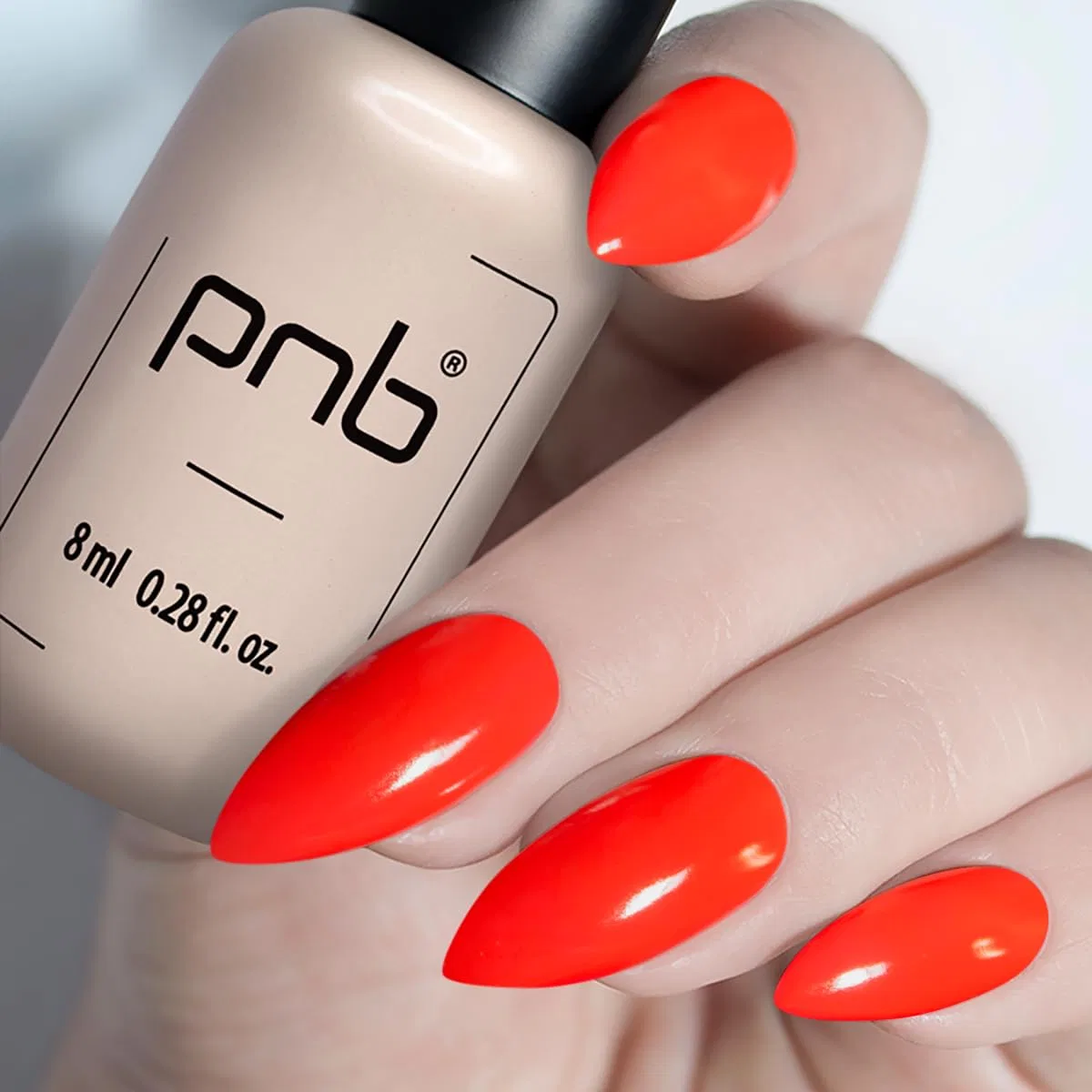 UV LED гель-лак «Shellac» от PNB, 8 мл, цвет Ferrari Classic Red Pnb Professional Nail Boutique — фото 2