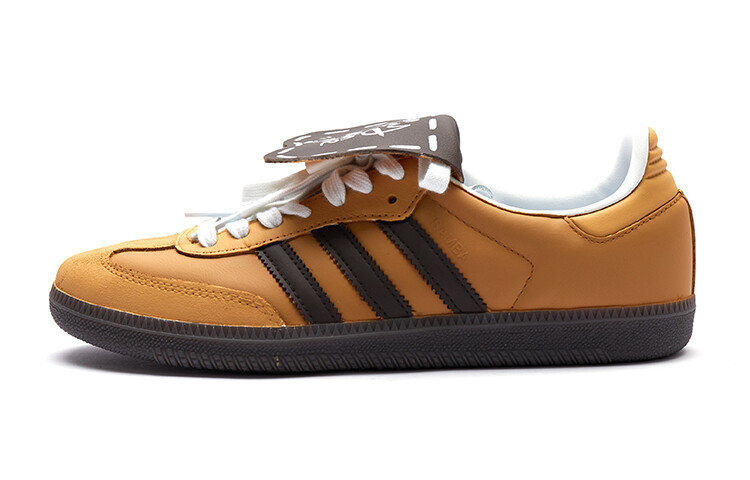 

Кроссовки Adidas Originals Samba Skateboard Shoes Unisex Low-Top Yellow/Brown