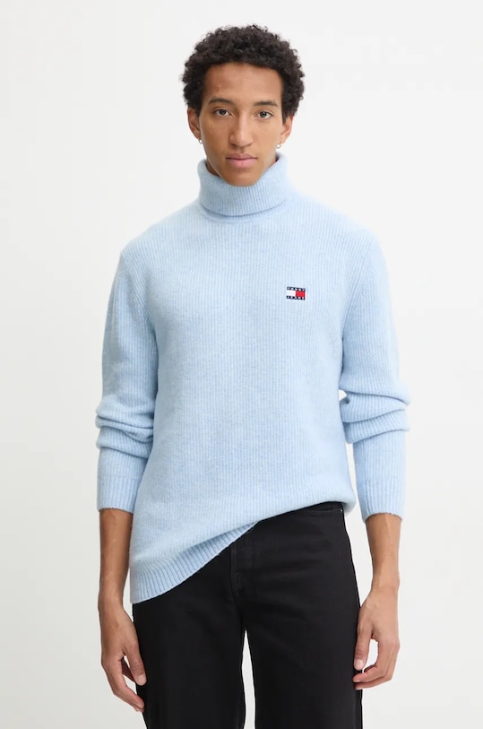 

Свитер с добавлением шерсти Tommy Jeans, синий
