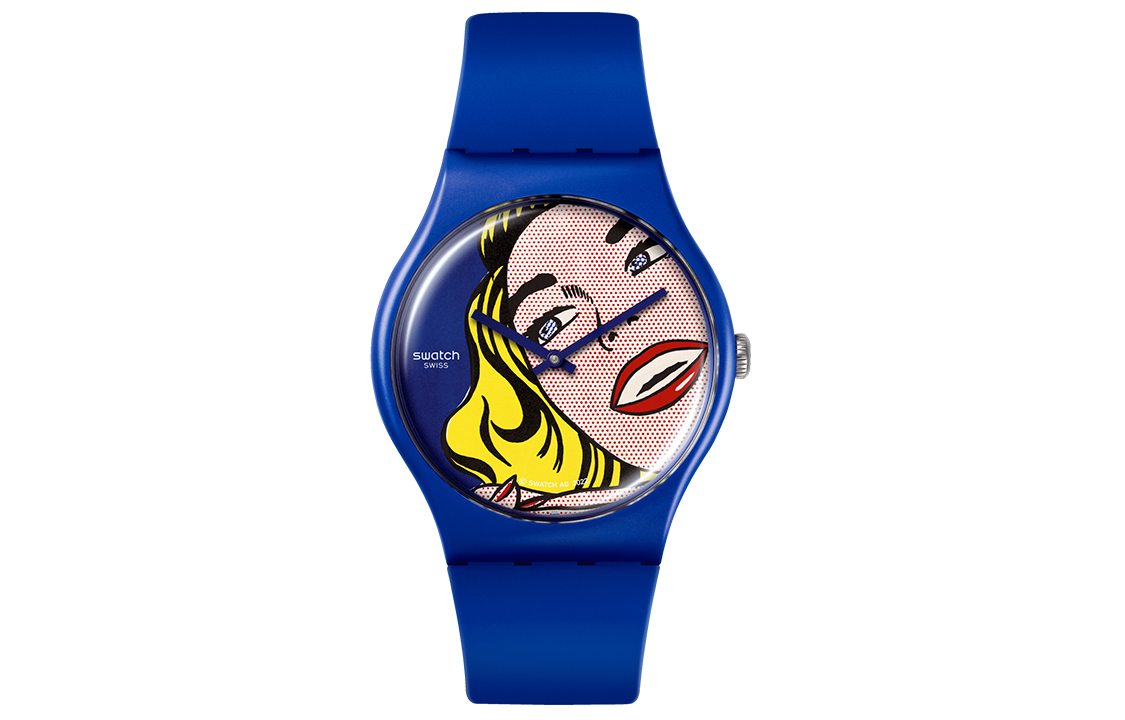 

SWATCH Часы Unisex 41mm Blue Watch SUOZ352