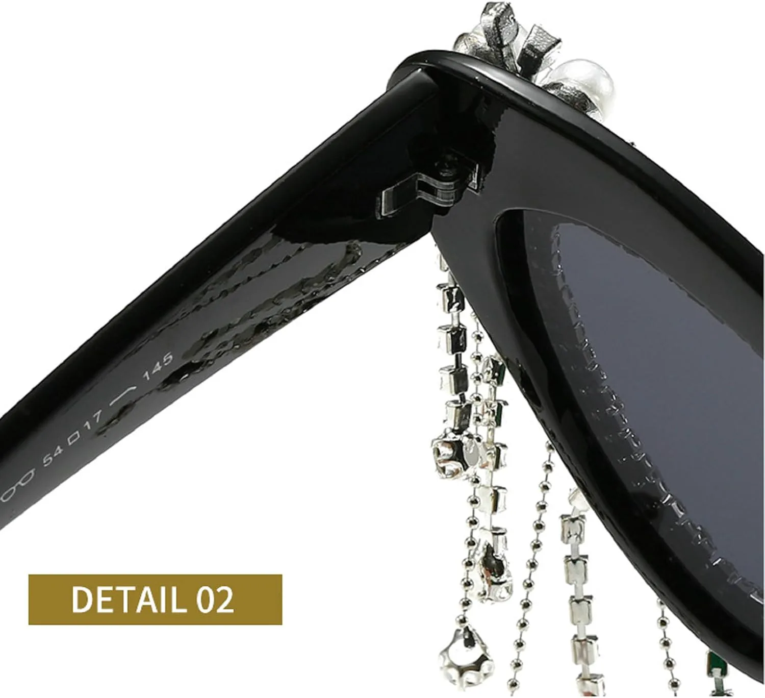 

Солнцезащитные очки с бриллиантовыми кисточками для женщин, очки «кошачий глаз» со стразами, очки для вечеринки с бриллиантами, большие блестящие очки mincl, Brown