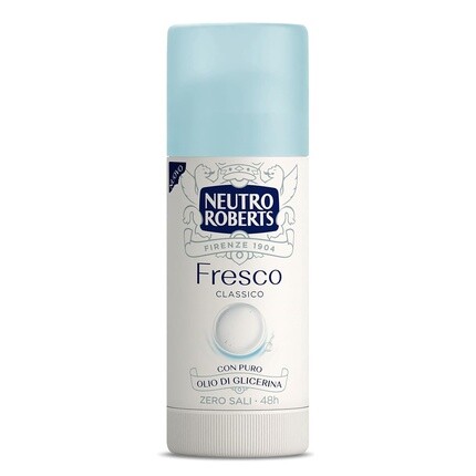 

Дезодорант-карандаш Fresco Zero Aluminum Salts No Stains с чистым глицериновым маслом Дезодорант для женщин и мужчин Прошел дерматологические испытания 40 мл 48 часов Классический Neutro Roberts