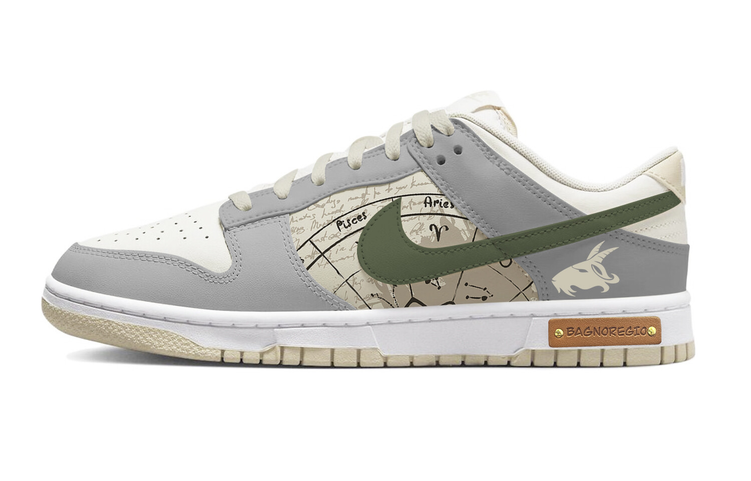 

Кроссовки Nike Dunk Skateboarding Shoes Men Low-top White/gray, серый/белый