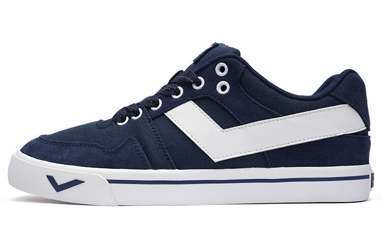 

Кроссовки PONY Atop Skateboarding Shoes Men Low-top White, синий/белый