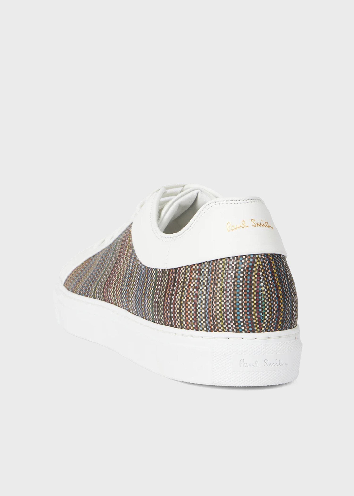 Кожаные кроссовки с фирменной полосатой отделкой Paul Smith, multi — фото 3