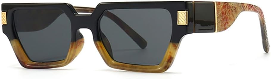 

женские солнцезащитные очки «кошачий глаз» женские солнцезащитные очки с защитой от УФ-излучения UV400 леопардовый принт женские солнцезащитные очки для мужчин LANGSER, Black Pattern Frame