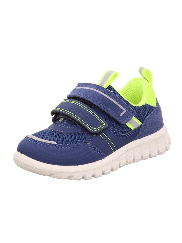 

Кроссовки на шнуровке superfit Leder-Sneakers, темно-синий