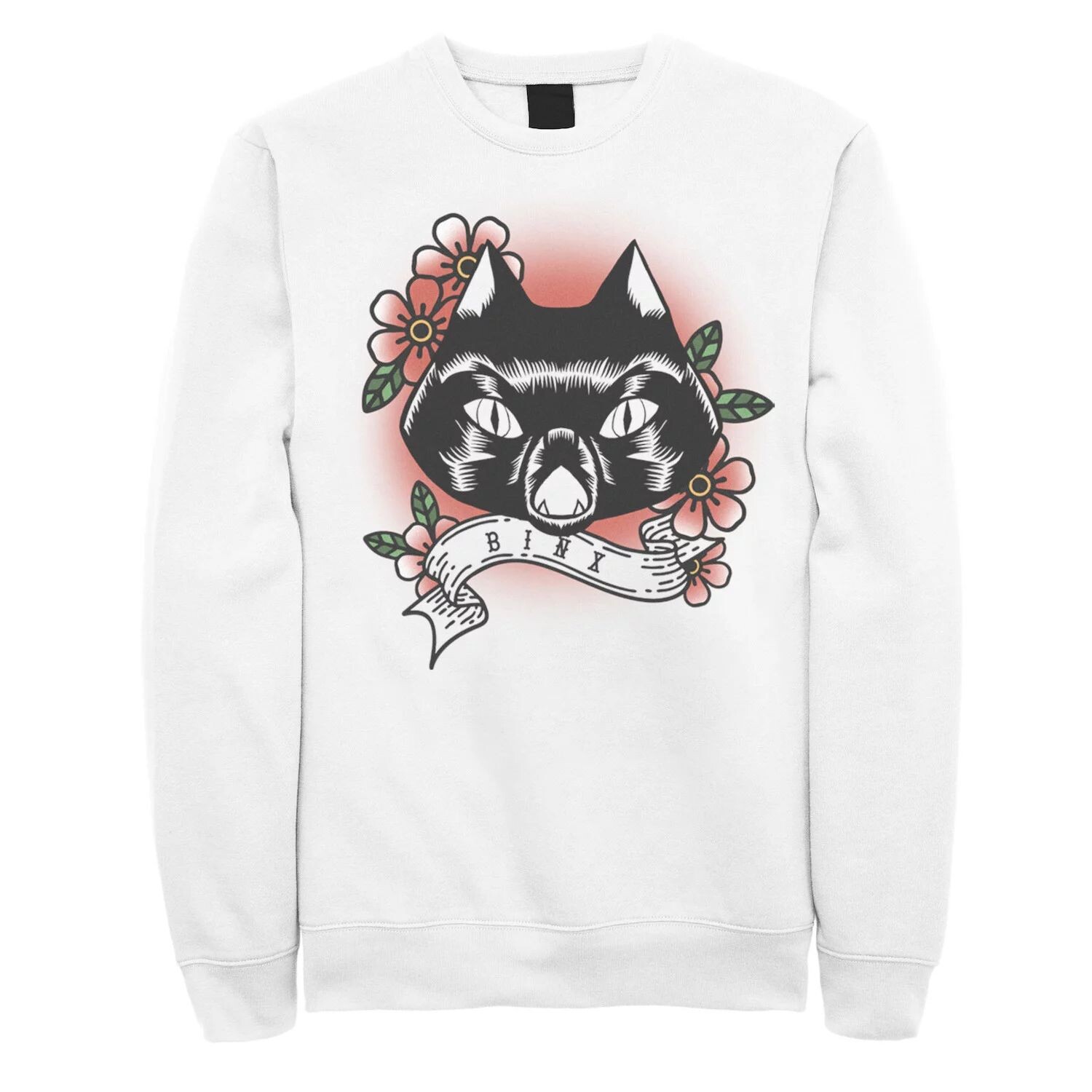 

Мужской свитшот с татуировкой Disney Hocus Pocus Binx Licensed Character