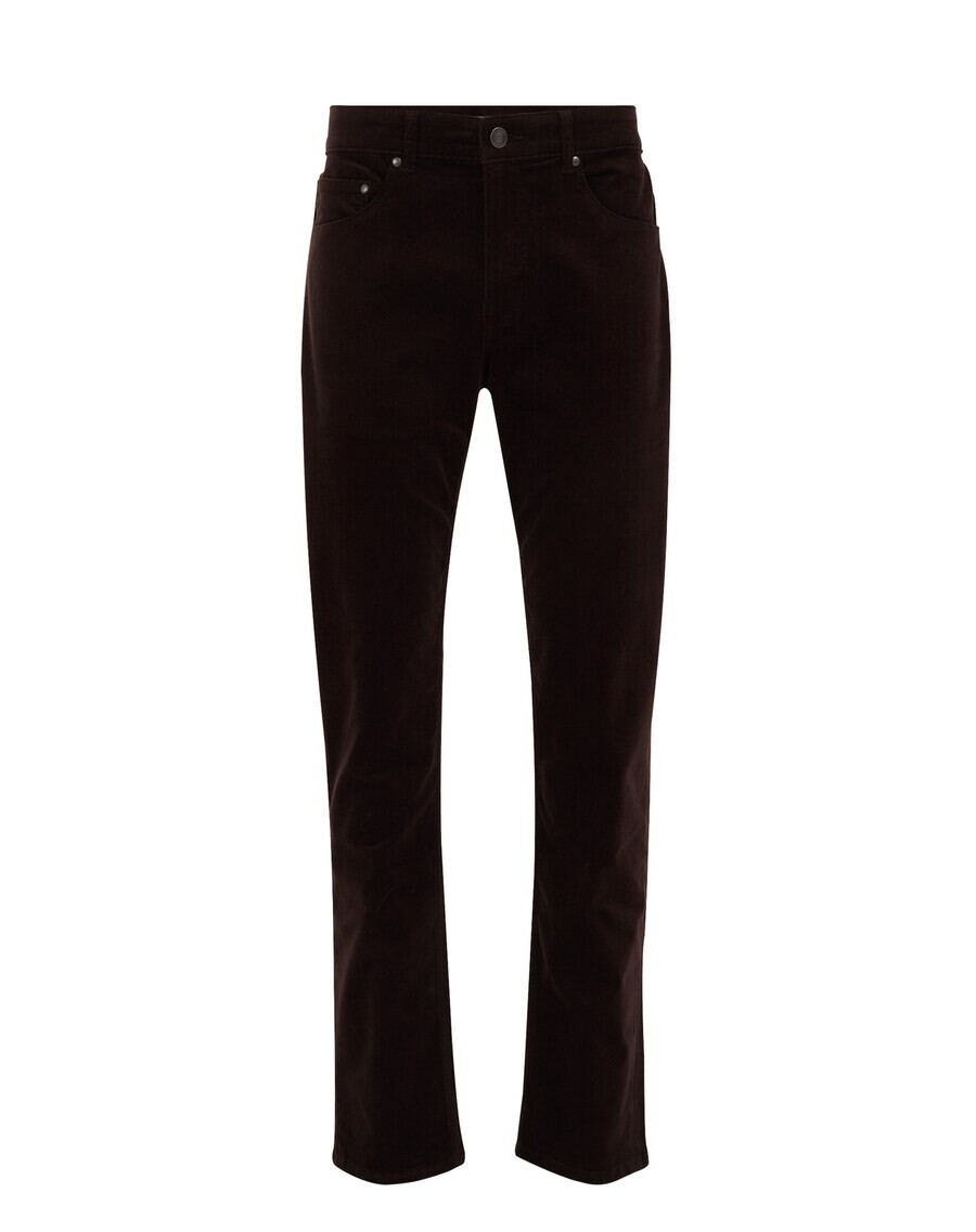 

Тканевые брюки WE Fashion Slim fit Pants, темно-коричневый