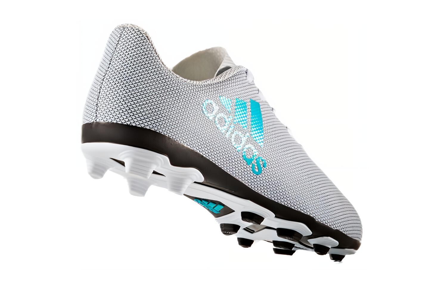 Детские футбольные бутсы Kids Low-top Серые/Синие/Белые Adidas — фото 4