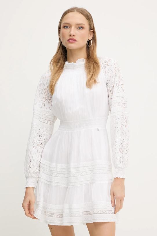 

Хлопковое платье AUDREY Guess, белый