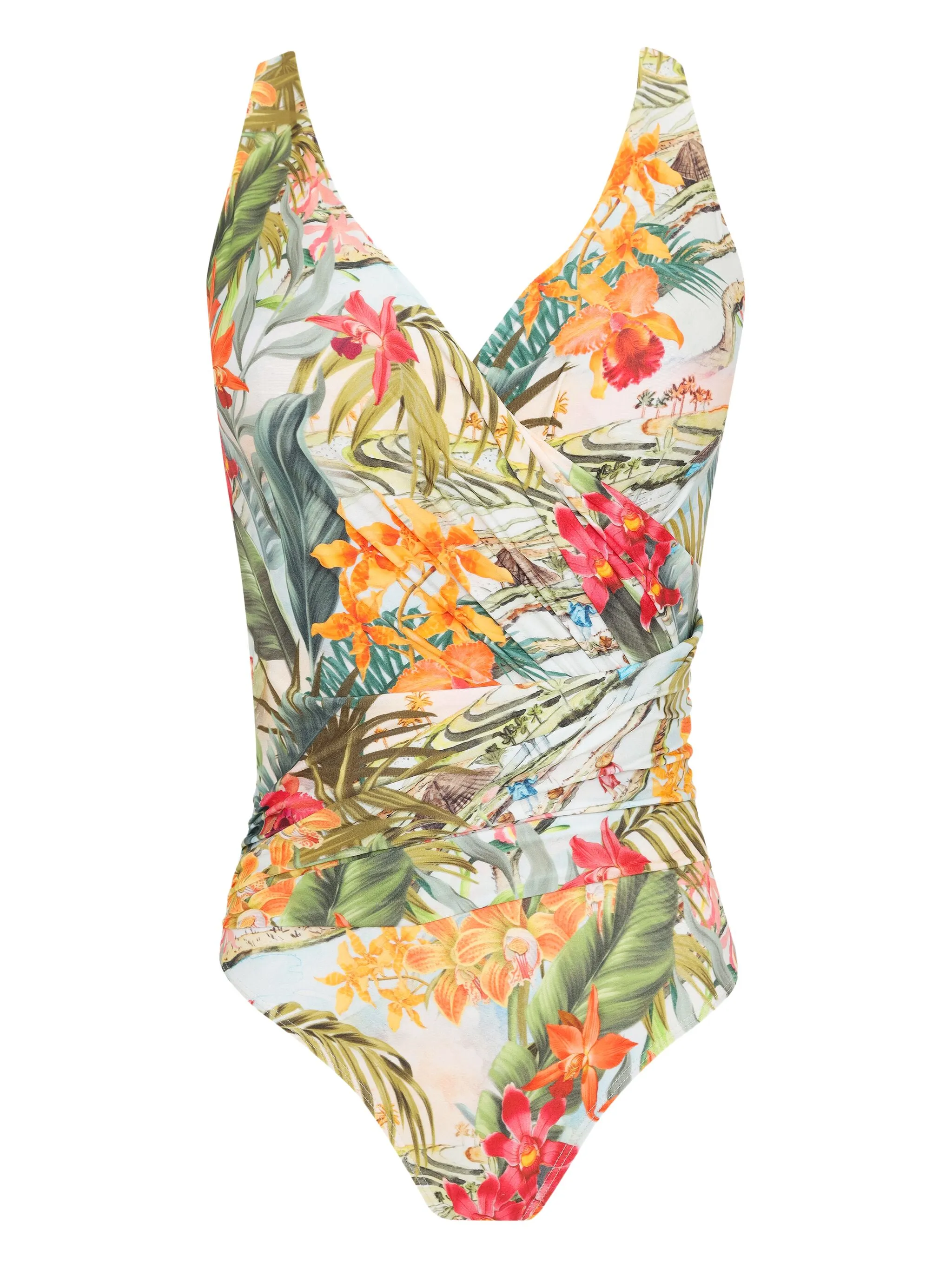 

Купальник с цветочным принтом Lygia & Nanny, зеленый