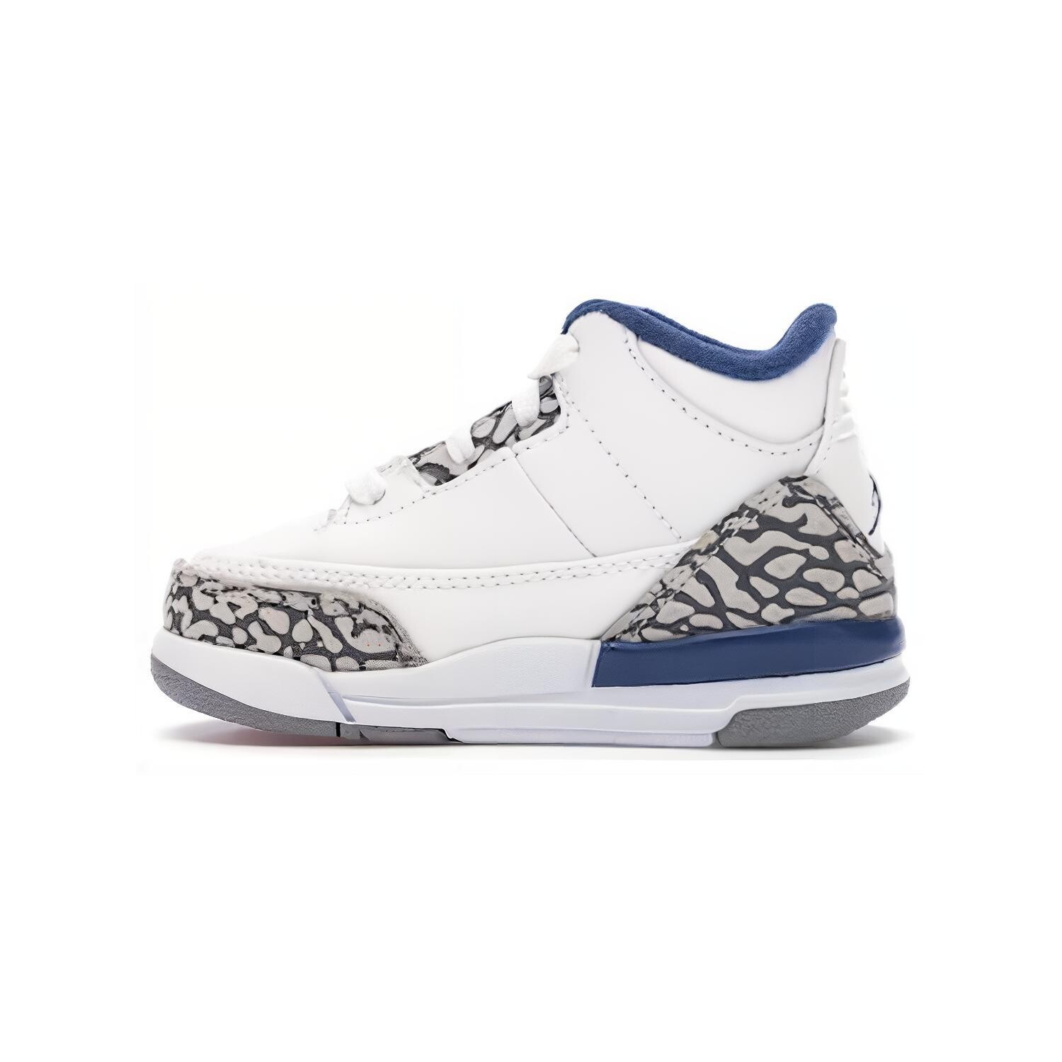 

Кроссовки Jordan 3 Retro True Blue 2016 TD, белый/синий