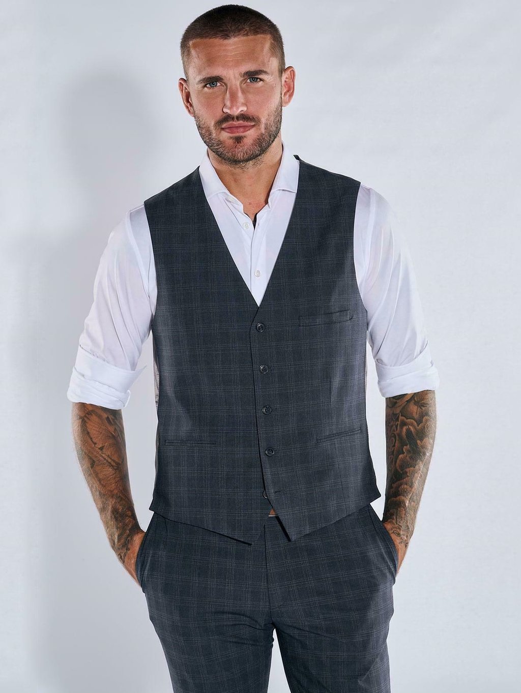 

Жилет SAKKO SLIM FIT Emilio Adani, синий