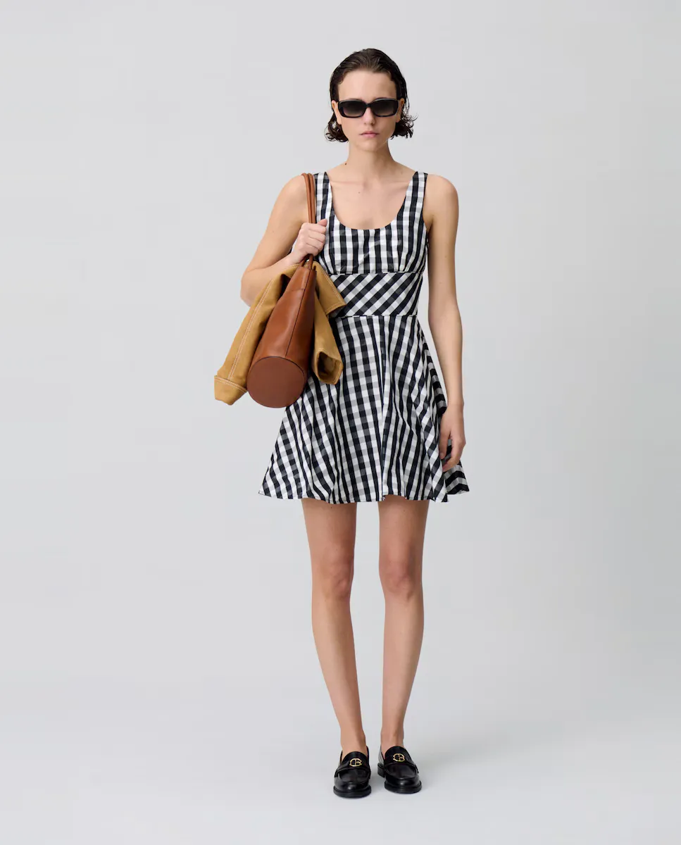 

Короткое платье в стиле скейтер Claudie Pierlot, мультиколор
