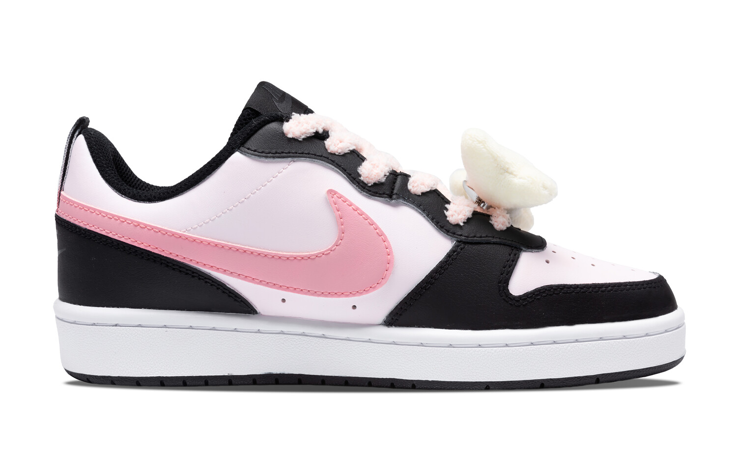 

Кроссовки Nike Court Borough Skateboard Shoes Women's Low-Top Pink, черный