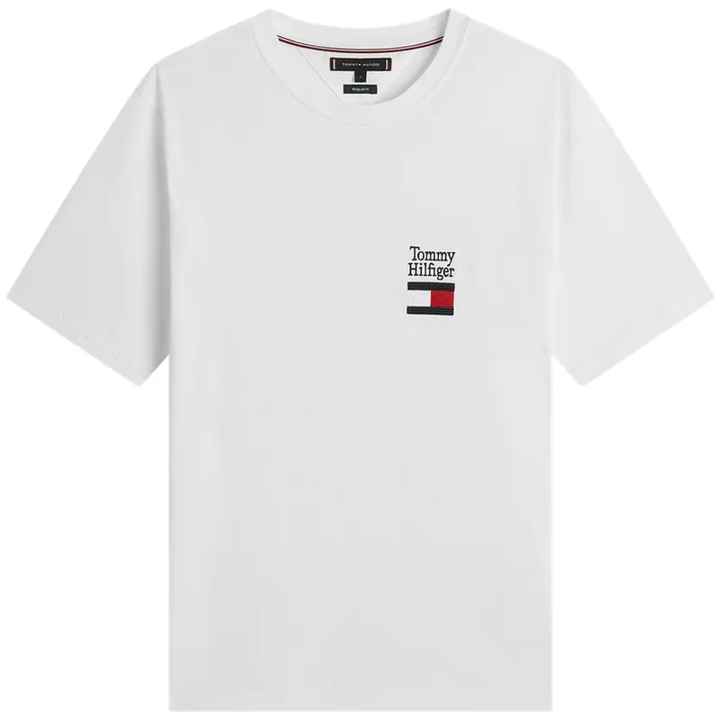 Футболка мужская Crew Neck Moderate Tommy Hilfiger, красный xld — фото 3