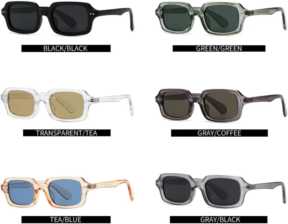 

Солнцезащитные очки для мужчин и женщин - защита UV400 - маленькая оправа с градиентным цветом для занятий спортом на открытом воздухе и вождения DSVIGF, Tyj399-6