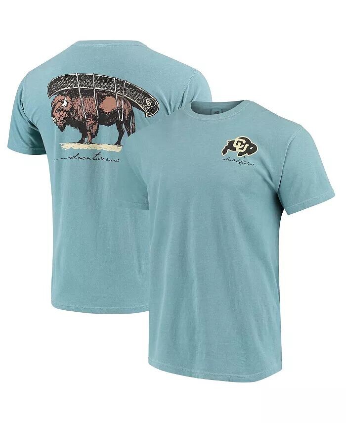 

Мужская синяя футболка Colorado Buffaloes Canoe Local Comfort Colors Image One