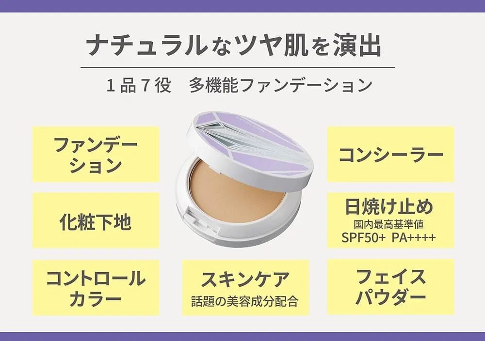 Пудра для лица Lumiream Shiny Foundation Basic Refill, 0.3 oz (8 g), SPF50+ PA++++, оттенок Basic — фото 4