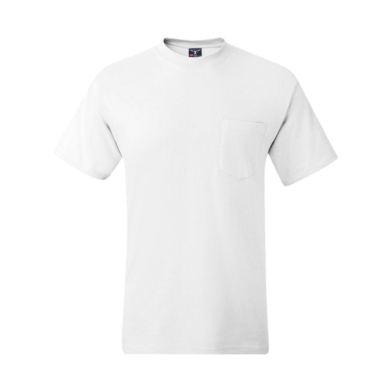 

Футболка Hanes Beefy-T с карманом, белый