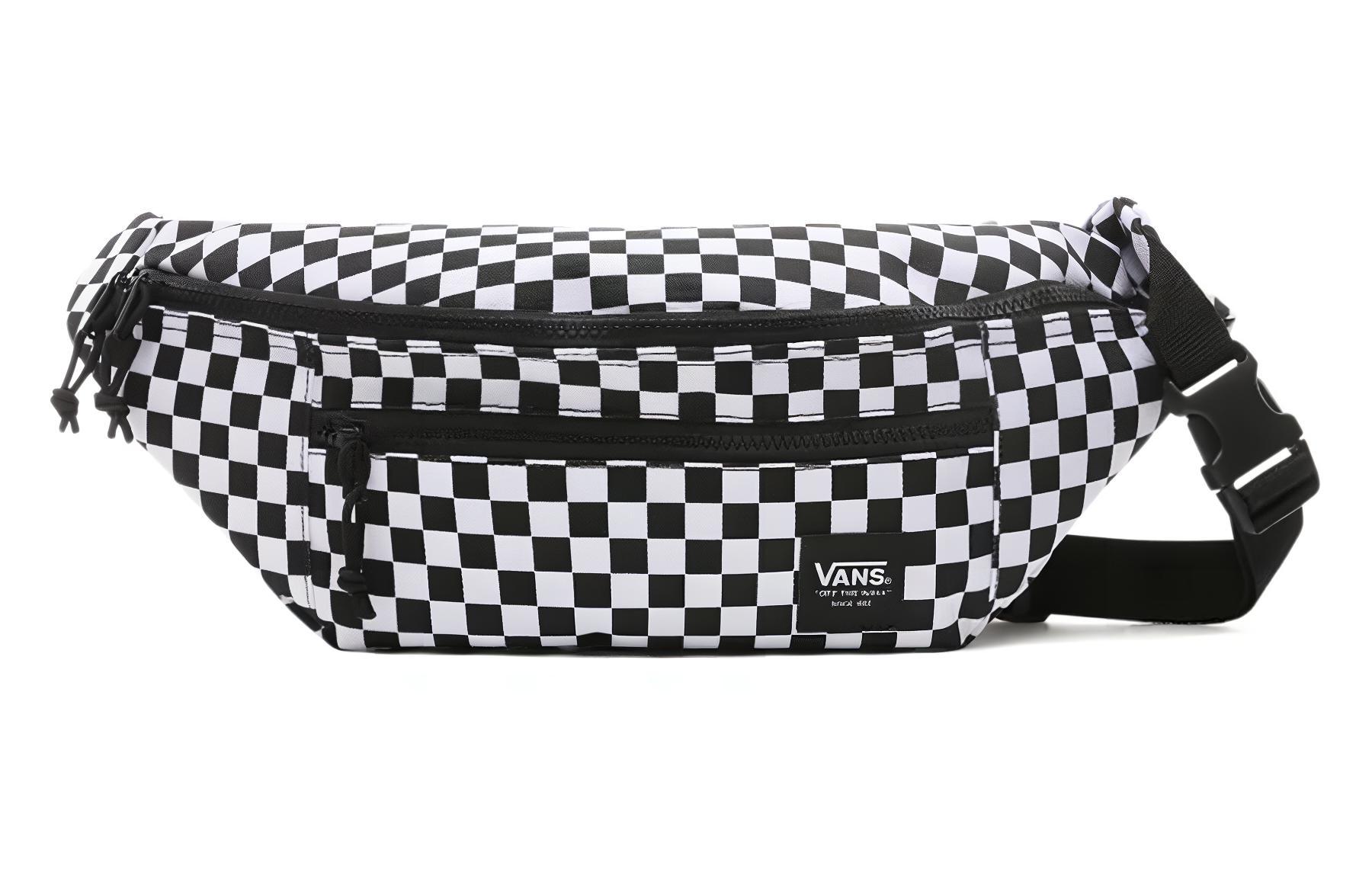 

Vans Полиэстеровый поясной мешок мужской черно-белый, Black White